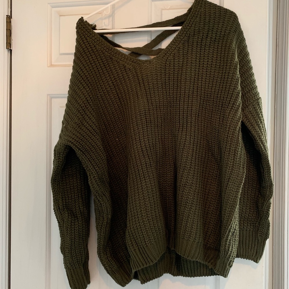Olive Green Sweater